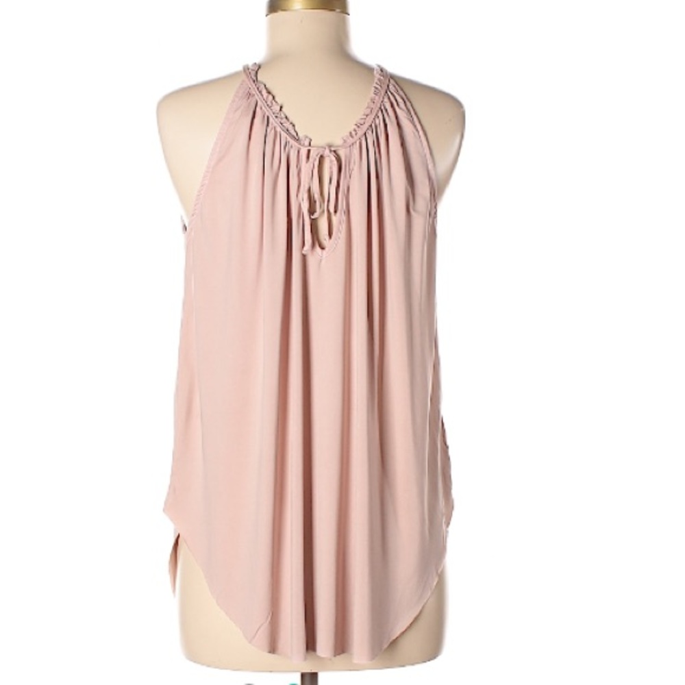 Young Fabulous & Broke Flowy Tank Tunic. Blush. Sm